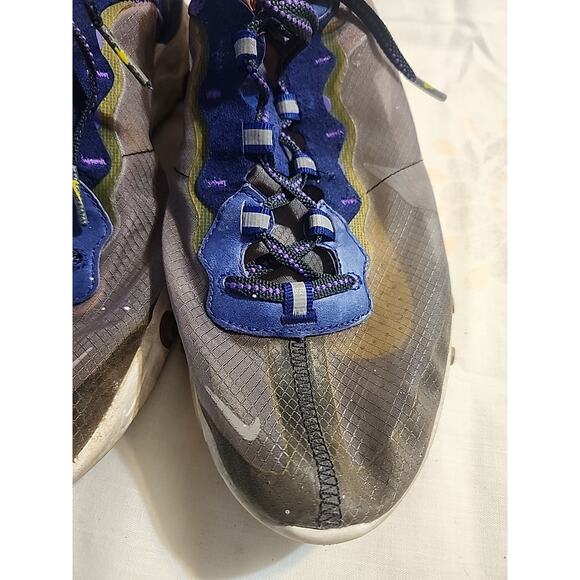 Nike React Mens Running Shoe AQ1090-200 sz 10.5 Purple Rust Gray 2018 SHEER main image 13